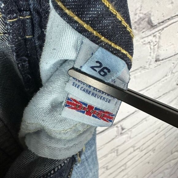 Hudson Women’s Denim Jeans Low Rise Flap Back Pockets Bootcut Color-Elm 26 - Picture 9 of 12